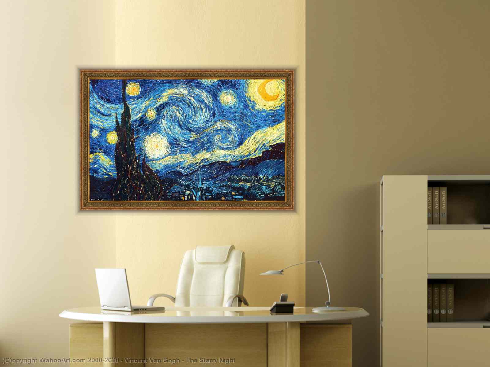 Riproduzioni Di Quadri La notte stellata di Vincent Van Gogh