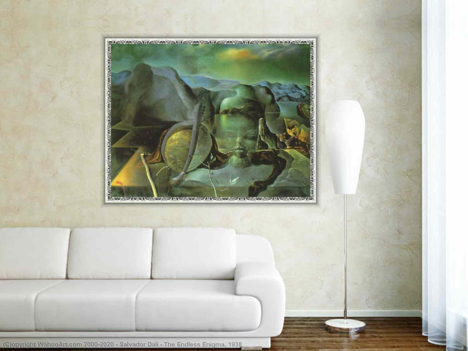 L'enigme sans fin, 1938 - (SD-289) - Salvador Dali as art print or hand  painted oil.