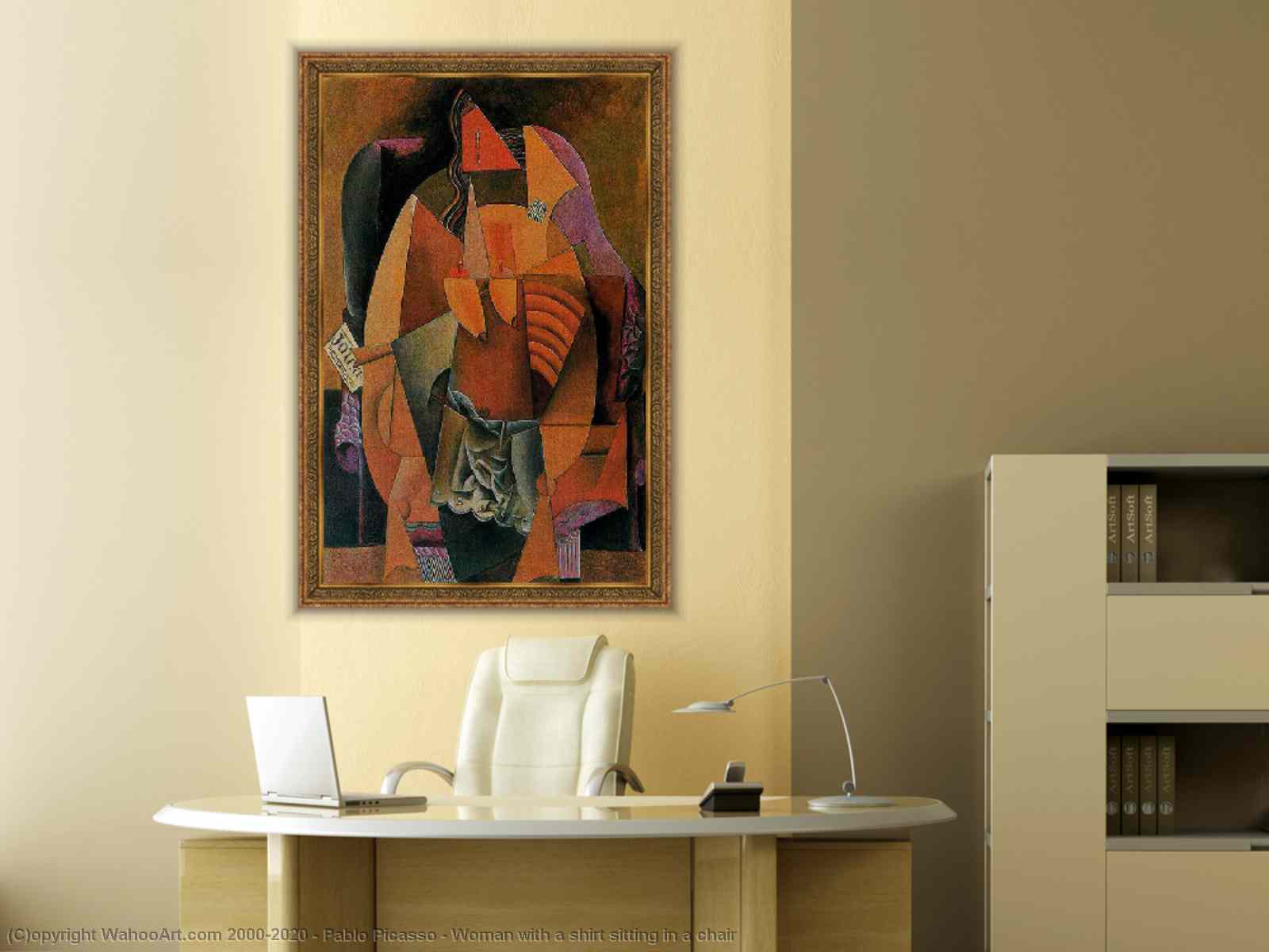 WKAQM Picasso Femmes en Chemises s'asseoir sur des chaises Toile Mur Art  galerie Salon Photo décoration Murale célèbre Affiche Imprime Peinture  Murale Abstraite sans Cadre : : Cuisine et Maison